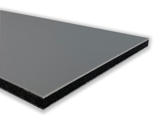 PP lehčená deska Foamlite 3000x2000x10mm, šedá/černá