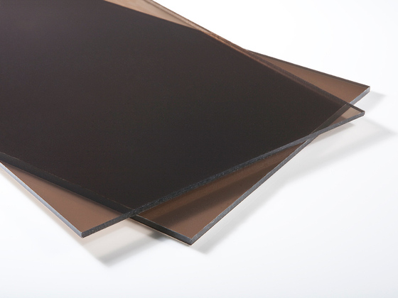 Plný polykarbonát bronz 5 mm s UV 2050 x 890 mm