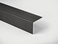 Okopový hliníkový profil Elox černý „L“, 42/50 mm, délka 4,5 m