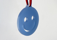 Medaile z plexiskla smajlík
